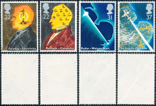 Great Britain - 1991 - Scientific Achievements - set of 4 mint unhinged . 1546 - 1549 .
