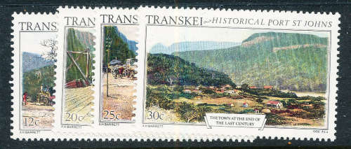 Transkei - 1986 - Port St. Johns - Set of 4 mint unhinged . SACC 181-184 .