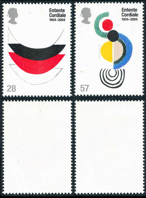 Great Britain - 2004 - Cent of Contemporary Paintings - set of 2 mint unhinged . SG 2446-2447 .
