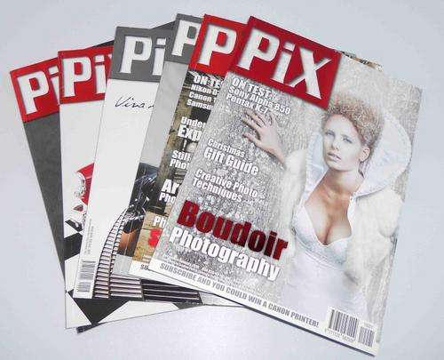 6x Pix Photo Journal Magazines