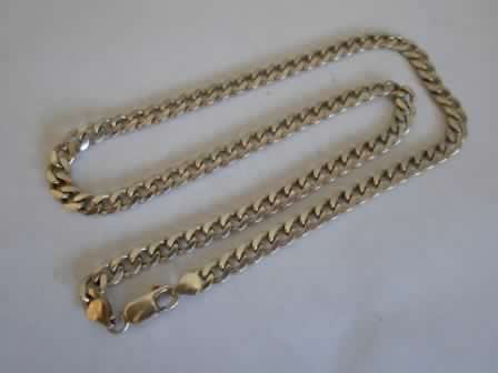 WOW!! CHUNKY ITALIAN STERLING SILVER CHAIN, 550 X 7 X 2,5 mm 42,6 grams WOW!!