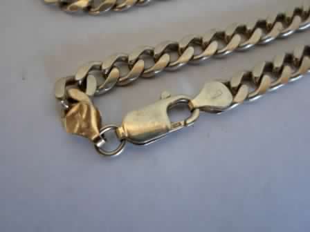WOW!! CHUNKY ITALIAN STERLING SILVER CHAIN, 550 X 7 X 2,5 mm 42,6 grams WOW!!