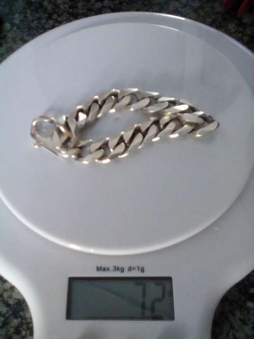 ***BARGAIN***Chunky & Heavy Sterling Silver Bracelet, 72 Grams***WOW***