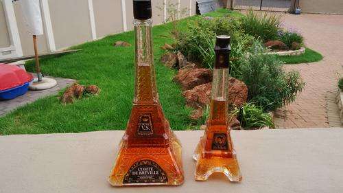 Effil Tower Comte De Breville Cognac 750ml AND 375ml