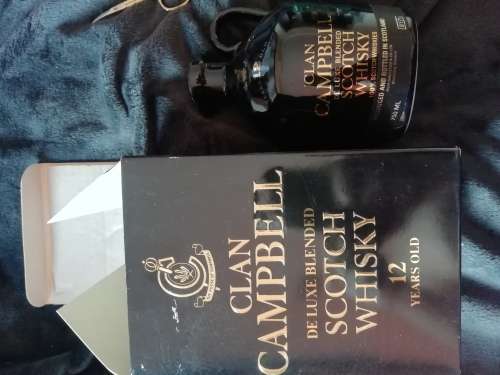 Clan Campbell 12 Year old Whisky Flagon Very Rare
