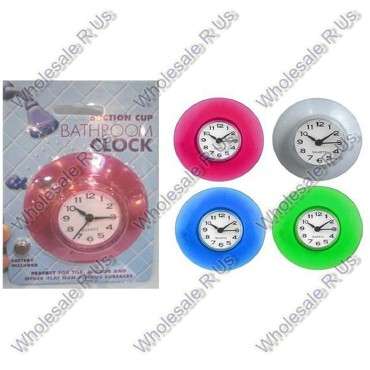 Suction Cup Bathroom Clock