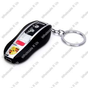 Porsche Shaped Rechargeable USB Powered Green Electronic Cigarette Lighter