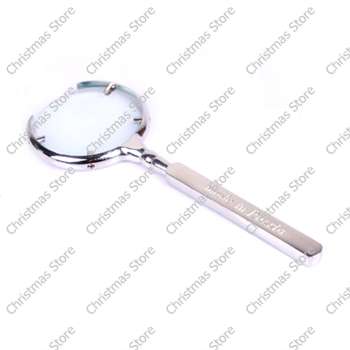 Hand Held Metal Pocket Magnifier Magnifying Glass 6x 65mm