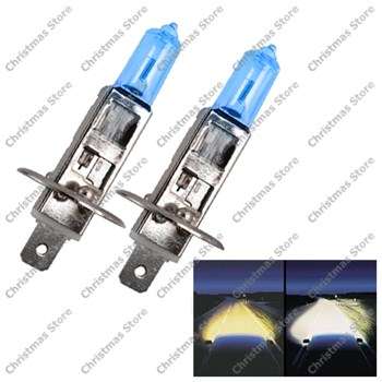 H1 Auto Head Lamp Xenon Halogen Bulb 2 Pack Globes (H1)