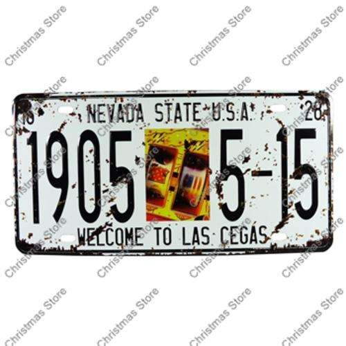 Novelty Number Plate Sign Plate Souvenir - Nevada State U.S.A