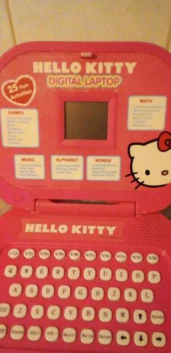 Hello Kitty Working Kids Laptop and Working Toy Cellphone (READ DESCRIPTION)