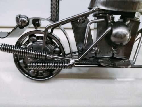 Extremely Well Made Metal Motorbike Model in Mint Condition