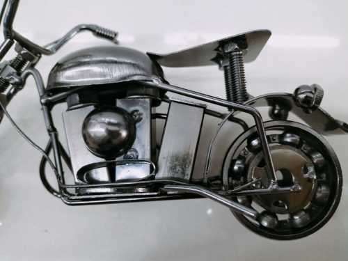 Extremely Well Made Metal Motorbike Model in Mint Condition