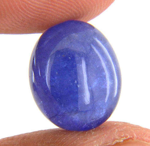 10.11 Ct Oval Cabochon Natural Tanzanite Gemstone - IGLI Certified - December Birthstone