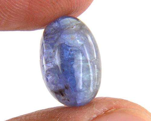 7.54 Ct Oval CabochonTanzanite Gemstone - IGLI Certified
