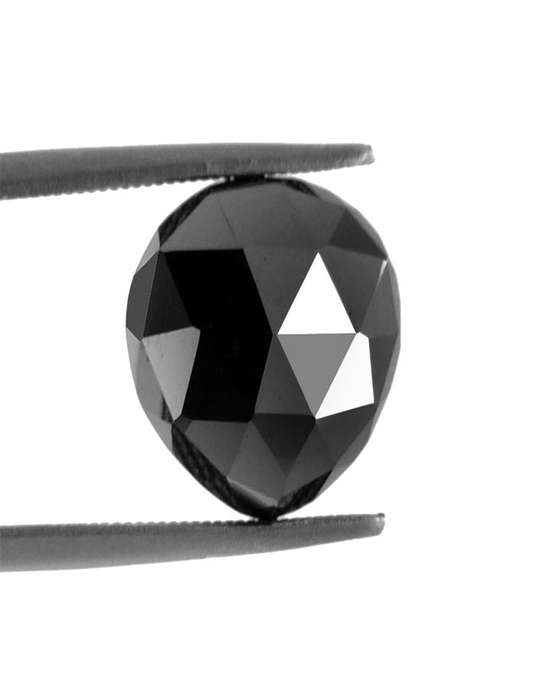Certified 2.03 Carat Moissanite Pear Checker Shaped Loose Stone - AAA Quality