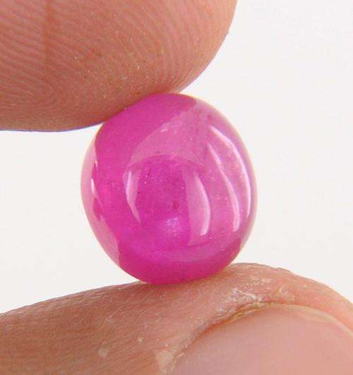 8.07 Ct IGLI Certified Oval Cabochon Natural Ruby Gemstone