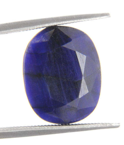 Indian Mines Oval Natural India Blue Sapphire Gemstone - 11.75 Ct