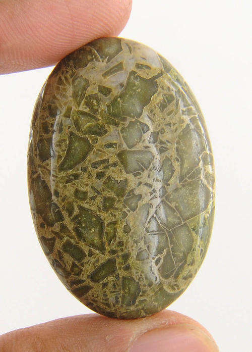 88.00 Ct Oval Shape Moss Agate Gemstone