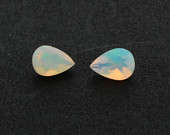 Natural Ethiopian Welo Opal AAA Quality 4x5mm Faceted Cut Pear 2 Pieces Loose Gemstone