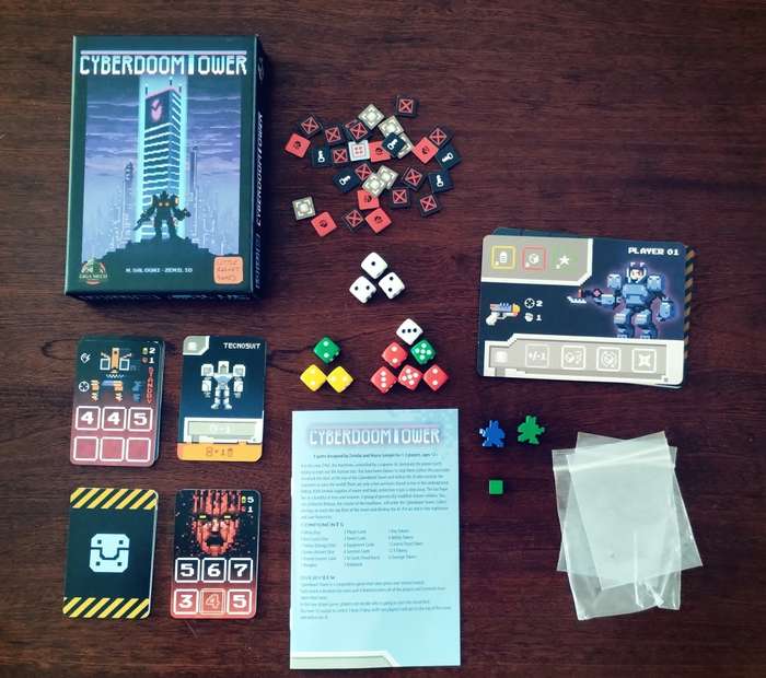 [SALE] Cyberdoom Tower - A Solo and Co-op Futuristic Dungeon Delve Experience Card Game (USA Import)