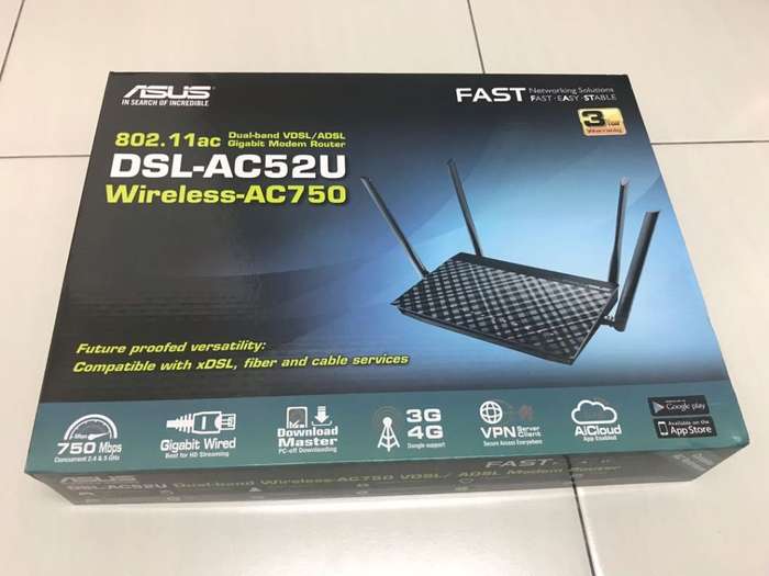 Asus DSL-AC52U Wireless AC750 router