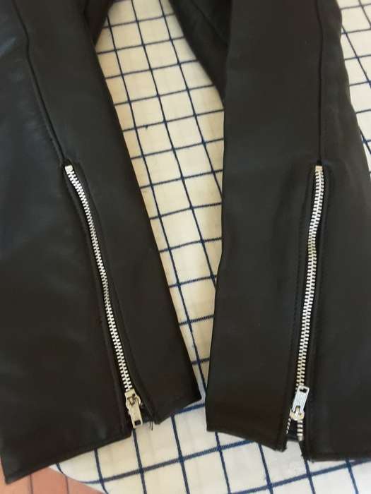 Mens leather biker pants