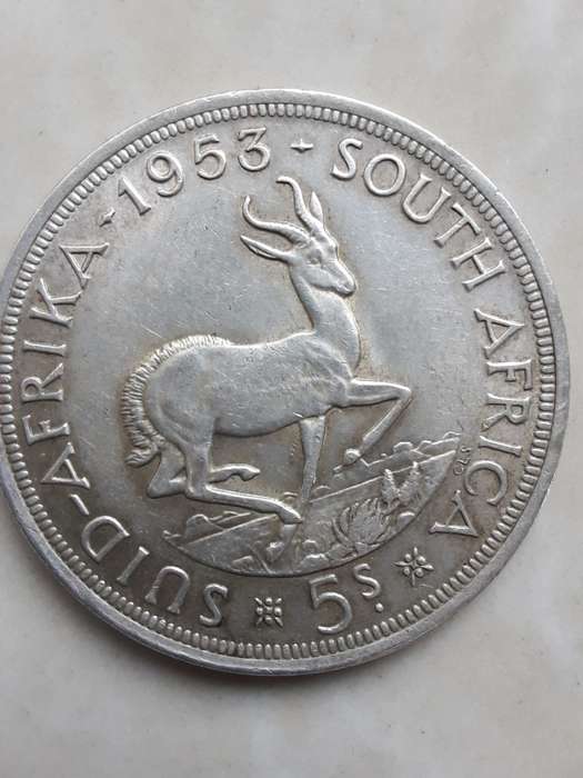 Two South African coins with silver content.
