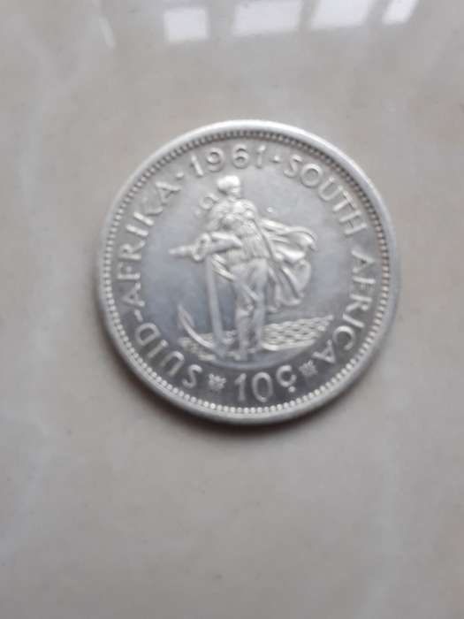 Two South African coins with silver content.