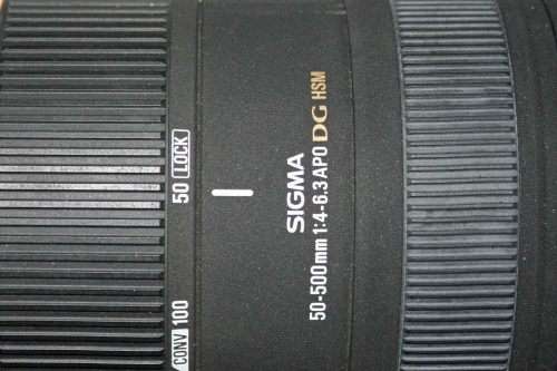 Sigma 50-500 mm f4-6.3 APO DG HSM AF Mount For Canon