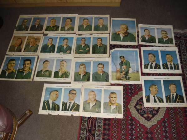 SPRINGBOKS OF THE 1960's ( pictures from huisgenoot)