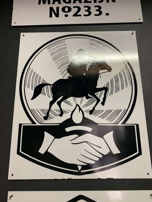 Rapportryers Reproduction Metal Sign ( 60 x 50 cm )