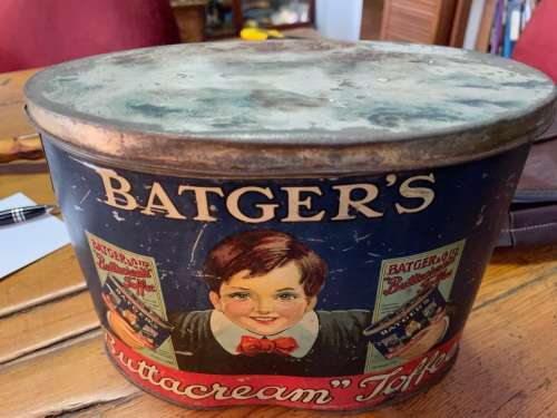 Original Batgers Buttacream Toffee Tin