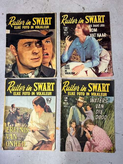 Fotoverhale: Super Rare: Ruiter in Swart in Volkleur (All 4 issues)