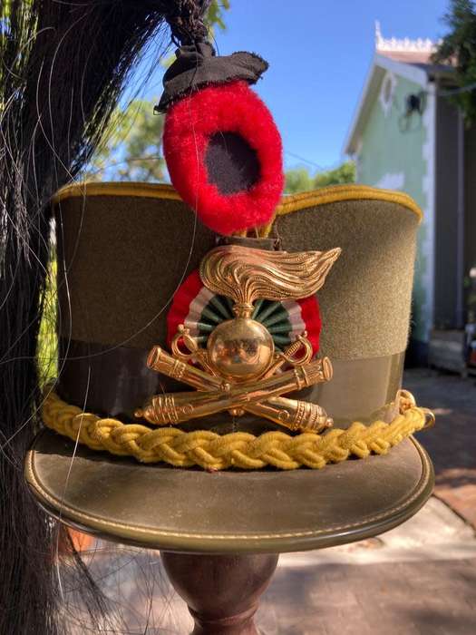 Original Italian Army Mounted Artillary Kepi
