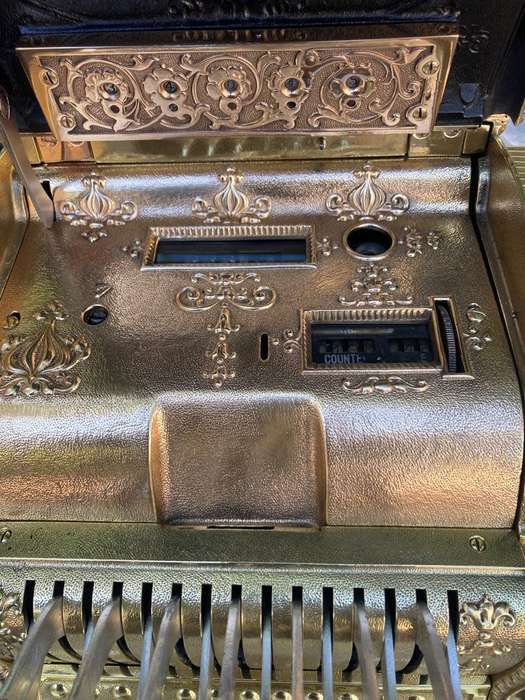 Original Brass National Cash Register ( Fully Restored )