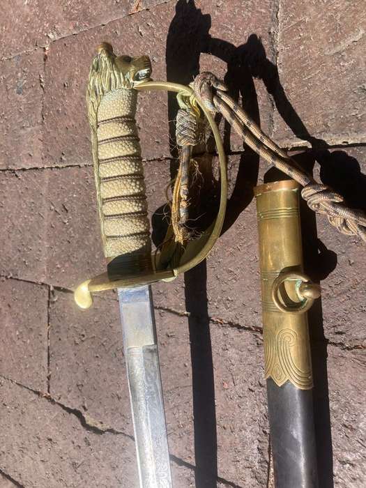 British Naval Sword blade by Grieves ( 95 cm )