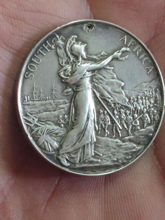 Boer War Silver Medal. Cpl AE Bradshaw , RAMG