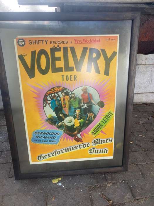 Rare Original Framed Poster of the Voelvry Toer ( 82 x 63 cm )