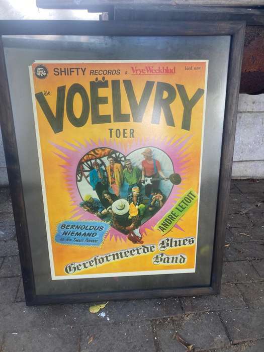 Rare Original Framed Poster of the Voelvry Toer ( 82 x 63 cm )