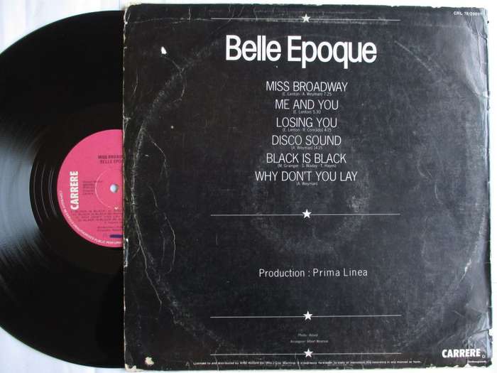 BELLE EPOQUE - MISS BROADWAY - RSA VG- / VG