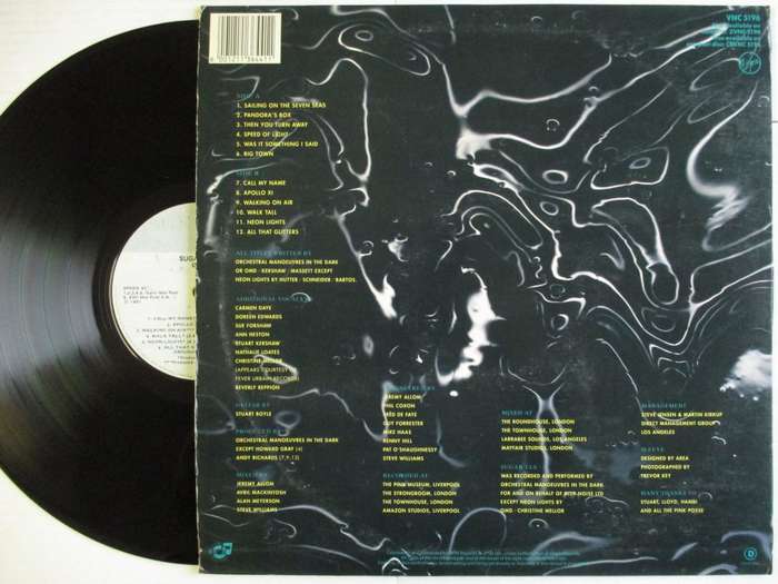 ORCHESTRAL MANOEVRES  IN THE DARK - SUGAR TAX - RSA VG / VG+