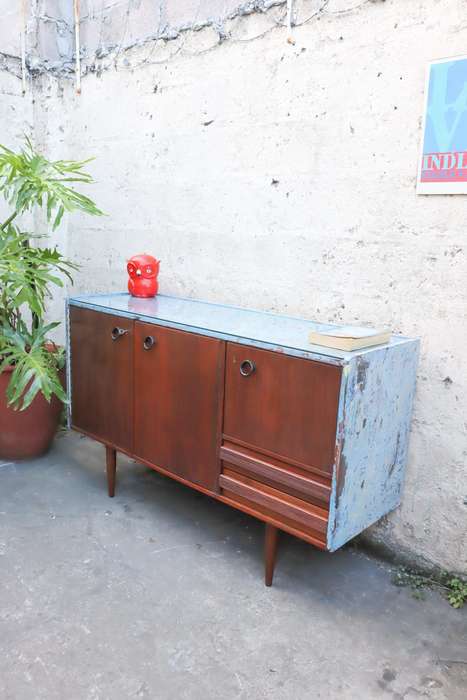 THE BLUES FRYSTARK MID CENTURY, RETRO, SIDEBOARD, CABINET