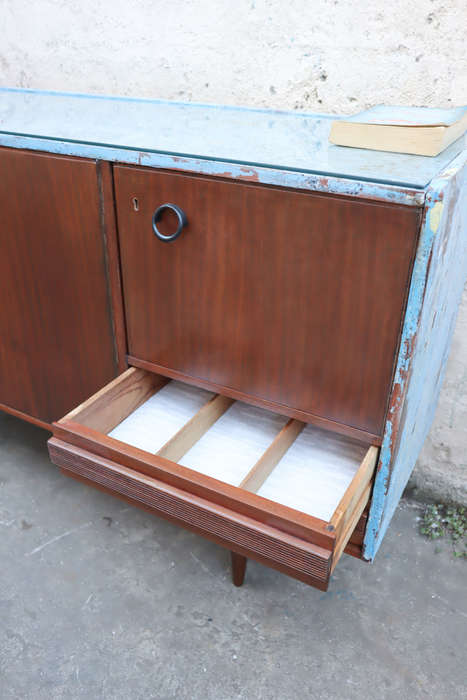THE BLUES FRYSTARK MID CENTURY, RETRO, SIDEBOARD, CABINET