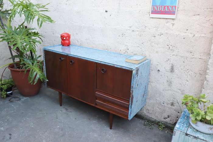 THE BLUES FRYSTARK MID CENTURY, RETRO, SIDEBOARD, CABINET