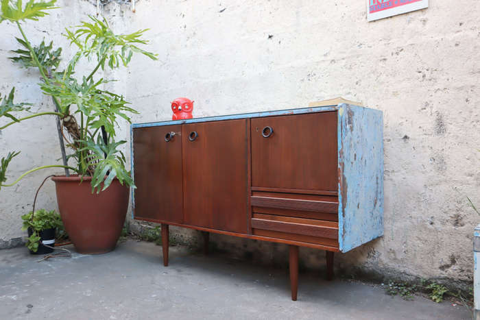 THE BLUES FRYSTARK MID CENTURY, RETRO, SIDEBOARD, CABINET