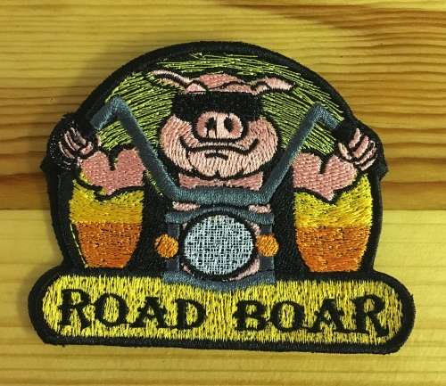 BDG612 Road Boar badge patch