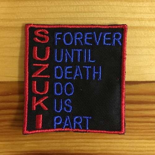 BDG673 Suzuki forever patch on