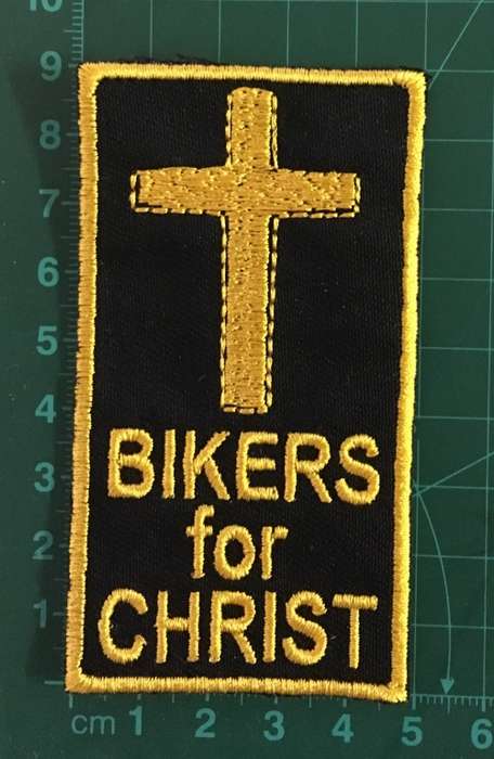 BDG138 Bikers for Christ badge patch