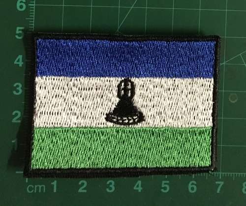 BDG119 Lesotho flag patch badge
